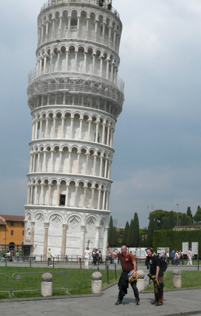 Pisa und die schiefen Typen